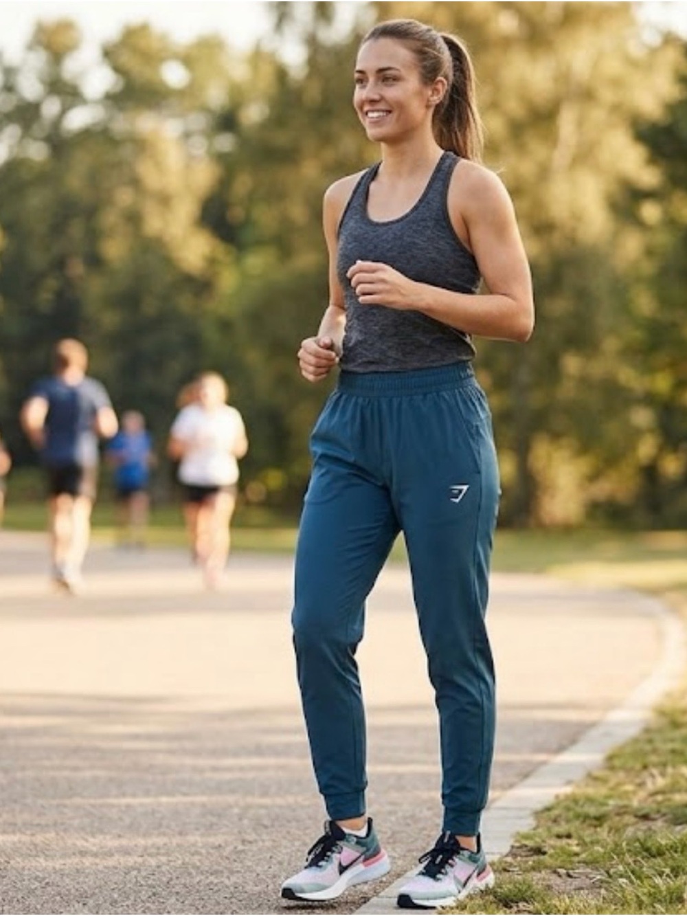 Women’s Teal Jogger Pants - Athletic Performance gymshark
